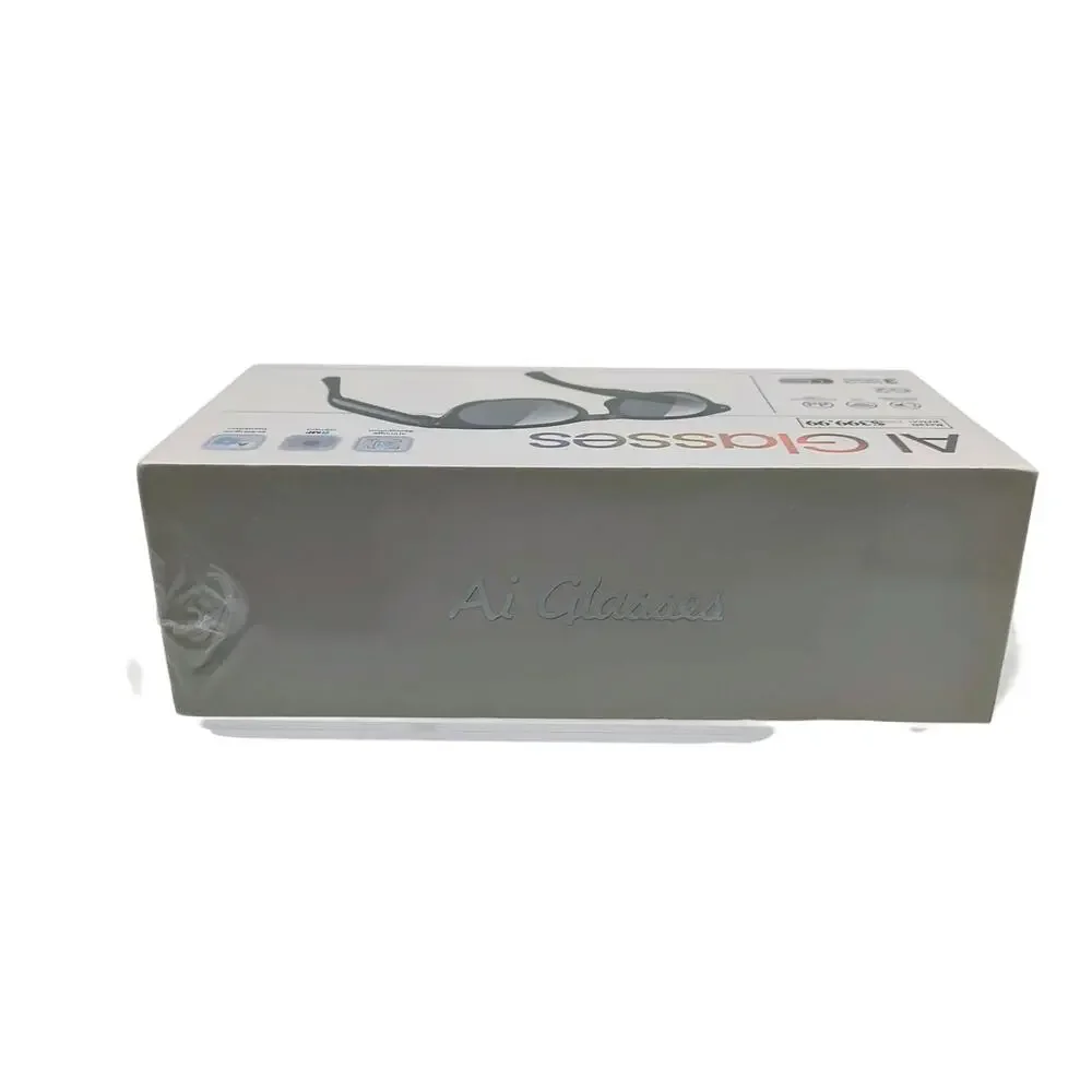 AI Smart Glasses – 8MP Photo/1080p Video, Object Recognition, WiFi